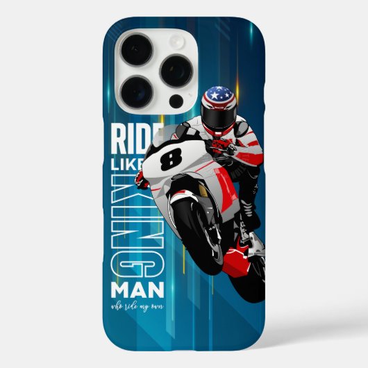 Rider King | (Mann) Case-Mate iPhone Hülle (Rückseite)