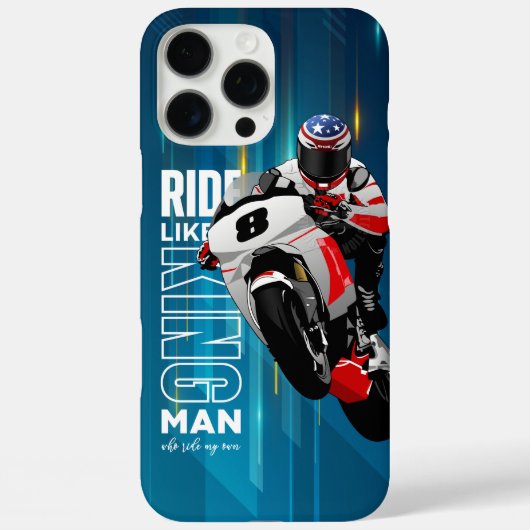Rider King | (Mann) Case-Mate iPhone Hülle (Rückseite)