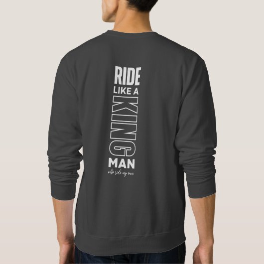 Rider King | Männer Sweatshirt (Rückseite)