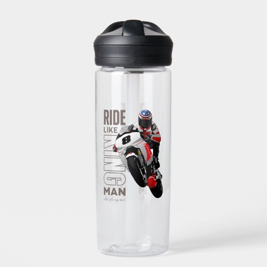 Rider King | Wasserflasche (King) Trinkflasche (Vorderseite)