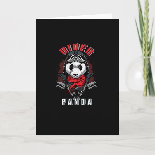 Rider Panda Karte (Vorderseite)