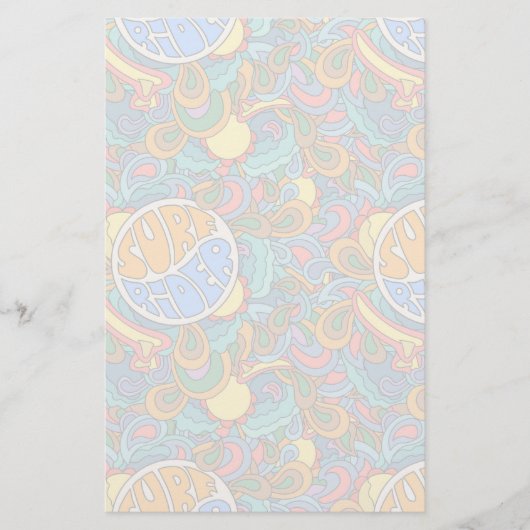 Rider-Pattern-Surf Briefpapier (Vorderseite)