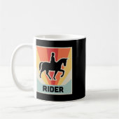 Rider Vintag Reiten Kaffeetasse (Links)