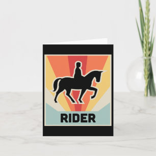 Rider Vintag Reiten Karte