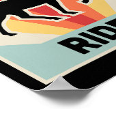 Rider Vintag Reiten Poster (Ecke)