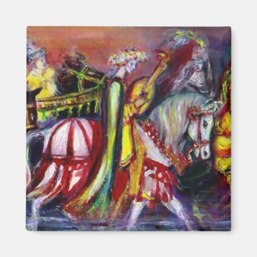 RIDERS IM NIGHT-Detail Magnet (Vorne)