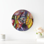 RIDERS IN DER NACHT-Fantasie Große Wanduhr (Zuhause)