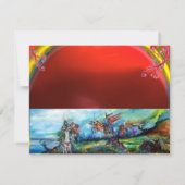 RIDERS IN DER STORM-Edelstein rot Einladung (Rückseite)