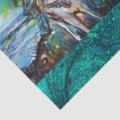 RIDERS IN DER STORM Mittelalterliche Ritter Reitst Seidenpapier (Detail)