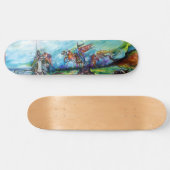 RIDERS IN DER STORM Mittelalterliche Ritter Reitst Skateboard (Horizontal)