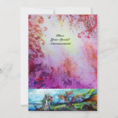 RIDERS IN DER STORMEN Ritter Pferderücken Einladung (Rückseite)