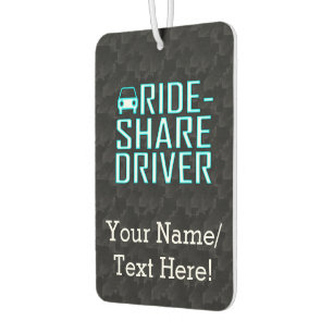 Rideshare Driving mit dem Ride Share-Fahrer Autolufterfrischer