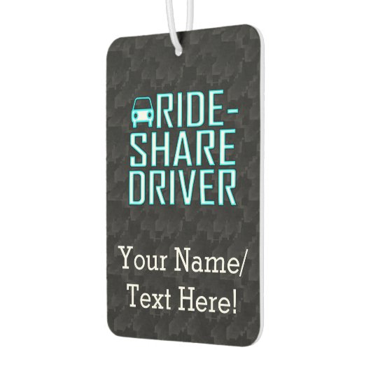 Rideshare Driving mit dem Ride Share-Fahrer Autolufterfrischer (Links)