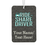 Rideshare Driving mit dem Ride Share-Fahrer Autolufterfrischer (Rückseite)