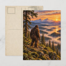 Ridge Overlook Bigfoot Postkarte