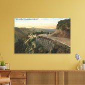 Ridge Route, mit Blick auf den Castaic Creek Leinwanddruck (Insitu (Wohnzimmer))