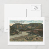 Ridge Route zum Swede's Cut & Bakersfield Postkarte (Vorne/Hinten)