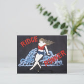 RIDGE RUNNER - B-1B Lancer Aircraft Nose Art Postkarte (Stehend Vorderseite)