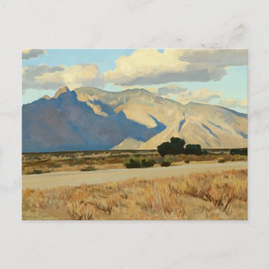 Ridge und Rillito, Arizona von Maynard Dixon Postkarte (Vorderseite)