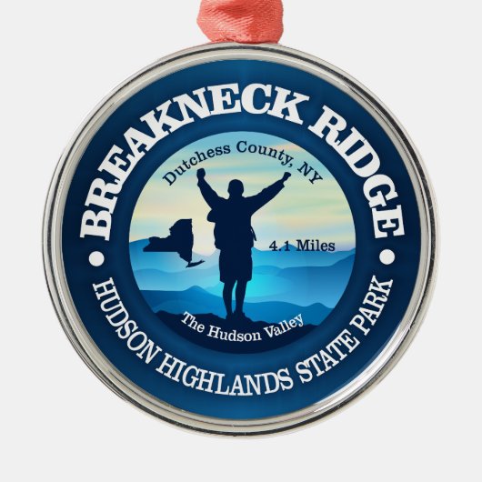 Ridge (V) Ornament Aus Metall (Vorne)