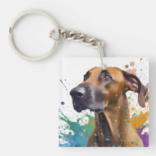 Ridgeback Dog Schlüsselanhänger