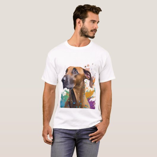 Ridgeback Dog T-Shirt (Vorne ganz)