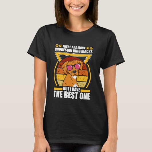 Ridgeback GIBT ES VIELE RHODESIAN RIDGEBACKS EIGEN T-Shirt (Vorderseite)