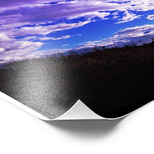 Ridgeback-Silhouette. Fotodruck (Ecke)