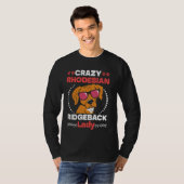 Ridgebacks CRAZY RHODESIAN RIDGEBACK LADY Mama T-Shirt (Vorne ganz)