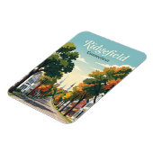 Ridgefield Connecticut Magnet (Linke Seite)
