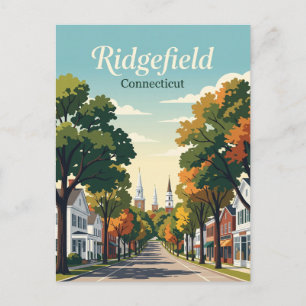 Ridgefield Connecticut Postkarte