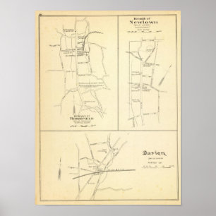 Ridgefield, Newton, Darien Poster