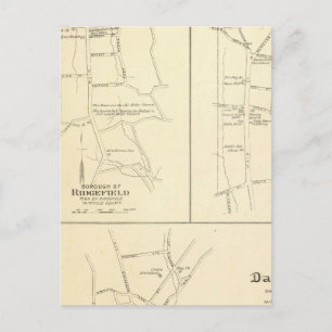 Ridgefield, Newton, Darien Postkarte