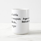 Ridicule, nicht Wut Kaffeetasse (Mittel)