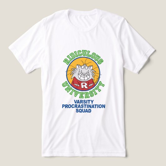 RIDIKULOSE UNIVERSITÄT Tri-Blend SHIRT (Design Vorderseite)