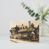 Ridin', die Vintage Eisenbahn Postkarte (Stehend Vorderseite)
