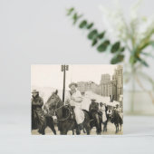 RIDIN' IM REGEN #50 POSTKARTE (Stehend Vorderseite)