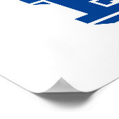 Ridin' mit Biden 46 Aviator-Sonnenbrille Poster (Ecke)