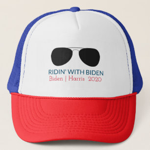 Ridin' mit Biden Aviator Glasses Truckerkappe