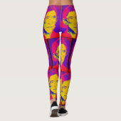 Ridin' mit Biden Ess Eiscreme Retro Sonnenuntergan Leggings (Rückseite)