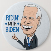 Ridin’ mit Biden Joe Biden Supporter Button (Vorderseite)
