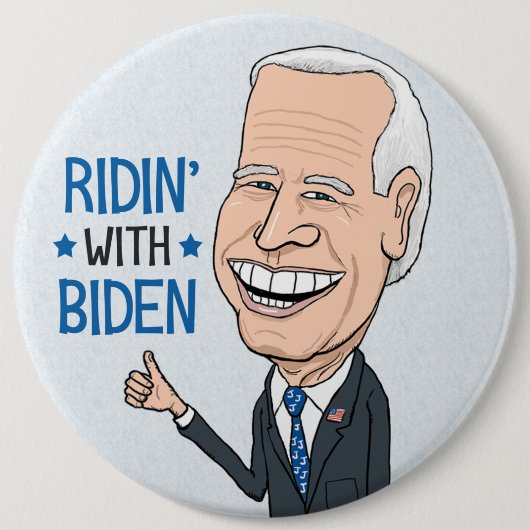 Ridin’ mit Biden Joe Biden Supporter Button (Vorderseite)