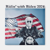 Ridin" mit Biden Magnet 2024 (Vorne)