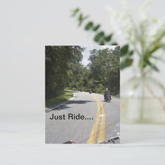 Ridin' Postkarte (Stehend Vorderseite)
