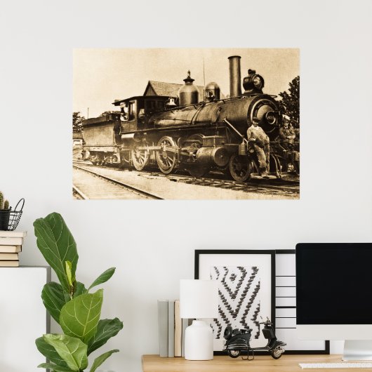 Ridin' that Train Poster (Heimbüro)