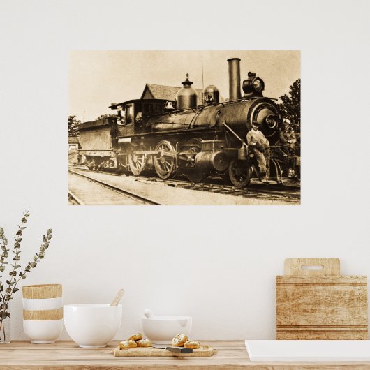 Ridin' that Train Poster (Küche)