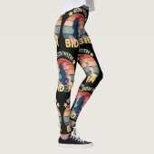Ridin' with biden Eating Ice Cream Retro Sunset Leggings (Rechts)