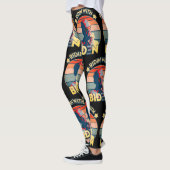 Ridin' with biden Eating Ice Cream Retro Sunset Leggings (Links)