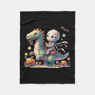 Riding Dragon Halloween Pumpkin Thema Kinder Jungs Fleecedecke
