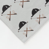 Riding helmet and crops clock fleecedecke (Ecke)